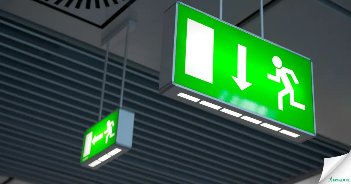 running man emergency light